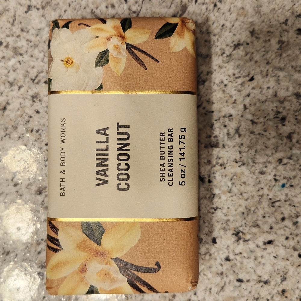 Bath and body works vanilla coconut body bar